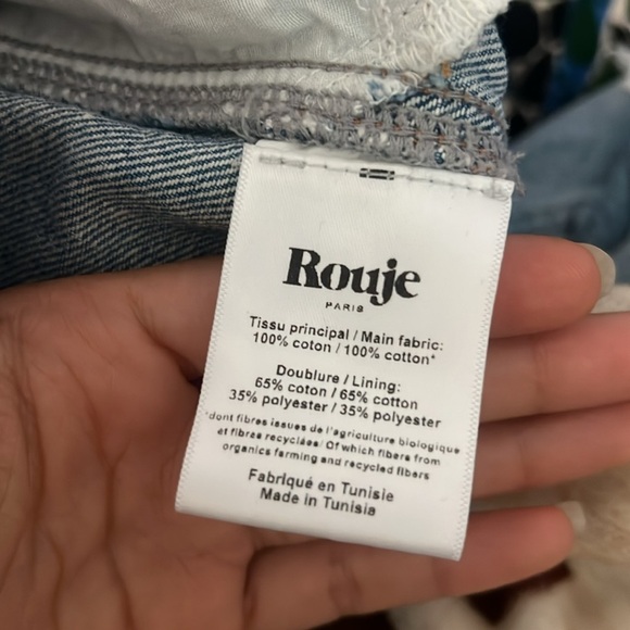 Rouje Gambetta Jeans High Rise Button Fly size 34/2 - Picture 6 of 15